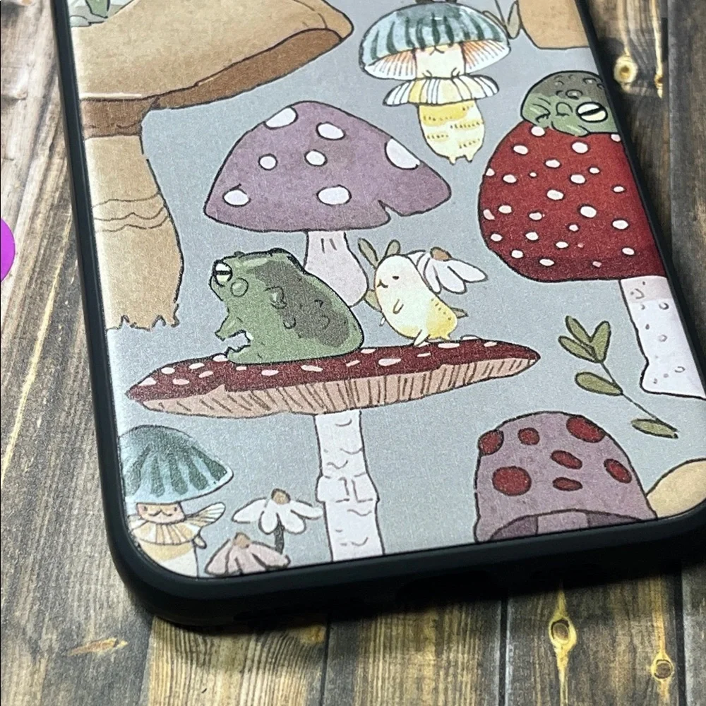 5for$10 Mushroom iPhone 11 Pro Max Protective Phone Case - Green Cottagecore